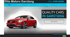 Desktop Screenshot of elitemotorsgarstang.co.uk