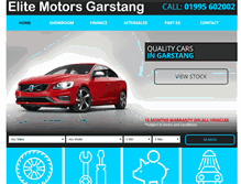 Tablet Screenshot of elitemotorsgarstang.co.uk